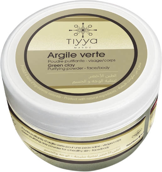 Image de Argile verte (Rhassoul) - TIYYA (200g)