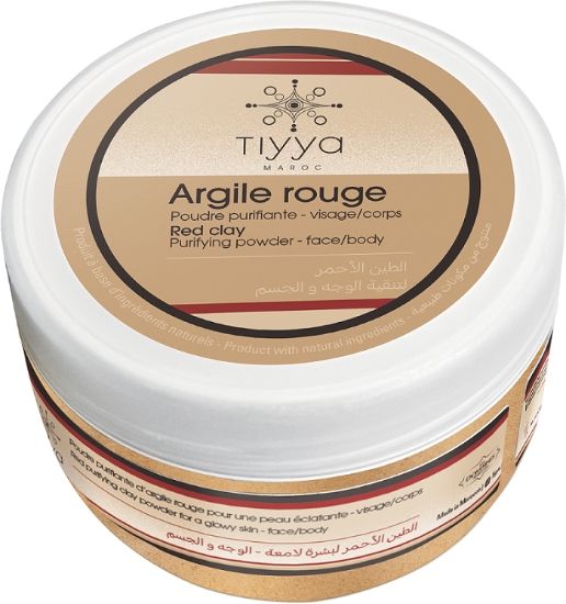 Image de Argile rouge (Rhassoul) - TIYYA (200gl)